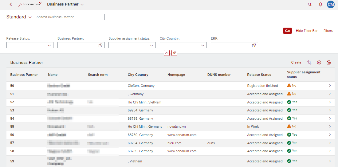 cloud business partner customer view